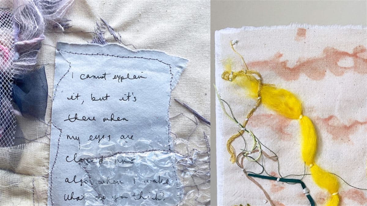 Queer Stitch and Sip: Scrap Textile Collage Workshop