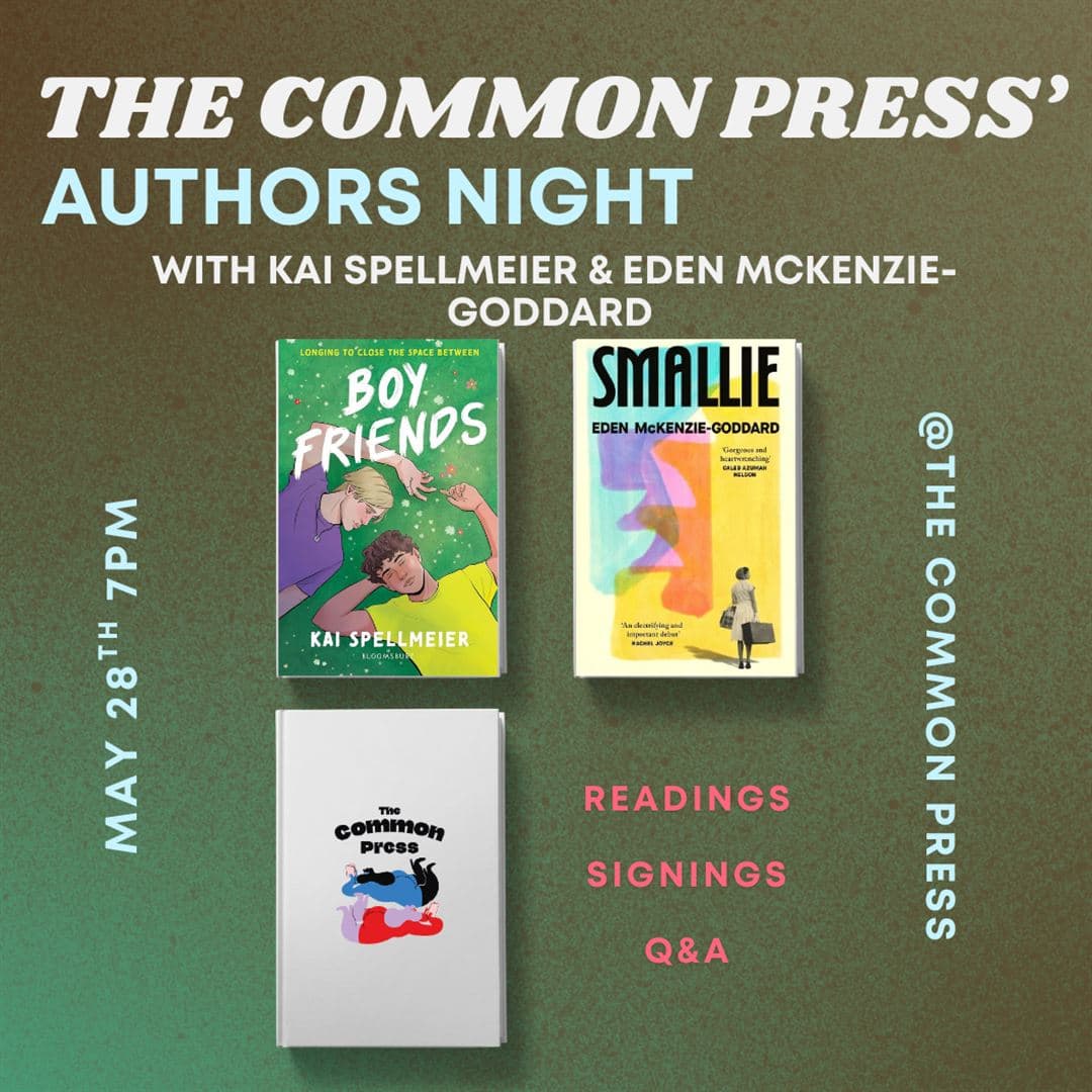 The Common Press Authors Night ft Kai Spellmeier & Eden McKenzie-Goddard