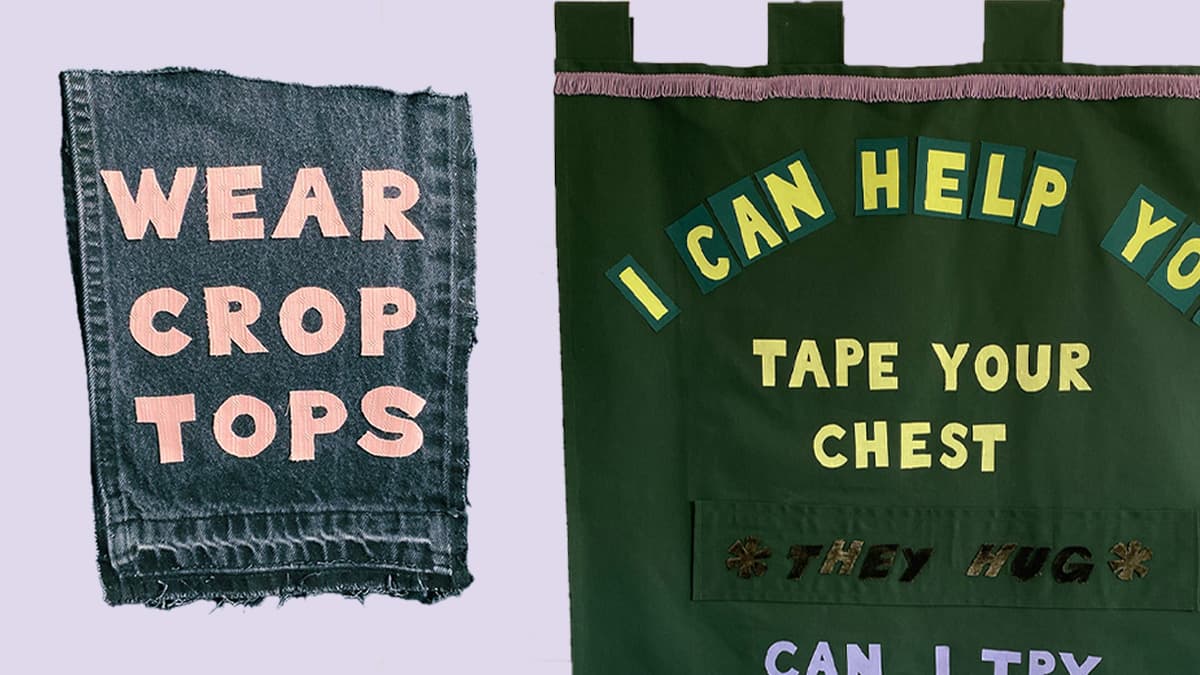 Craft Workshop: Stitching Text on Textiles