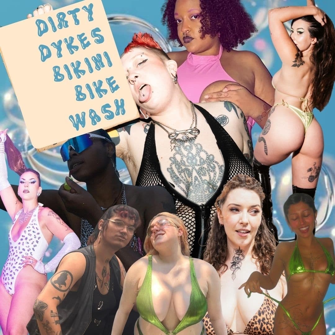 Dirty Dykes Bikini Bike Wash!