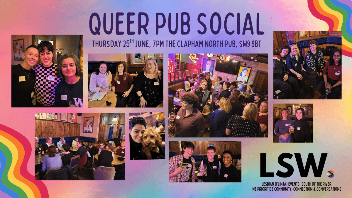 Lesbian (FLINTA) Queer Pub Social - Clapham North
