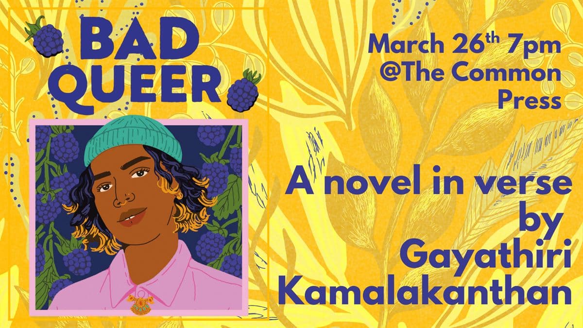 Debut Book Launch: Bad Queer by Gayathiri Kamalakanthan