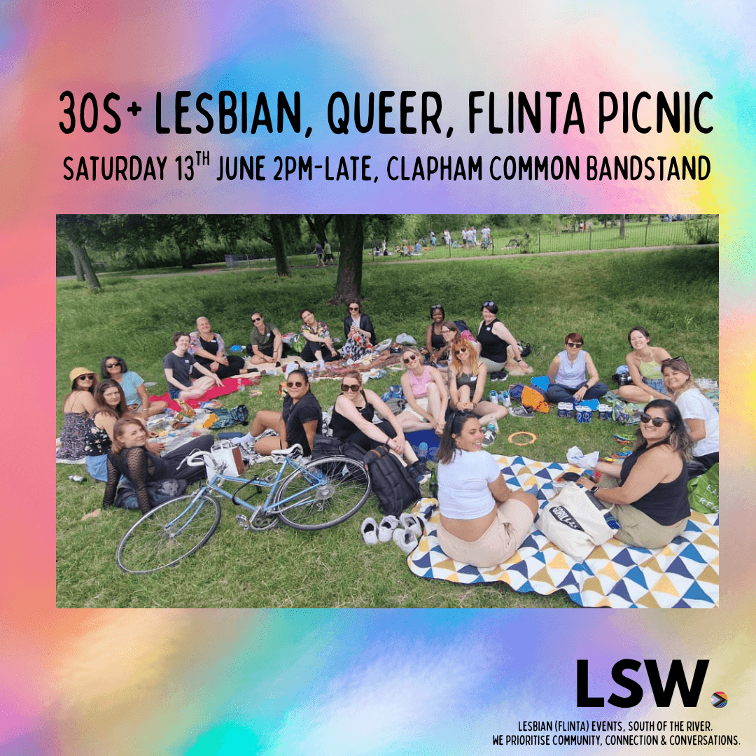 30s+ Picnic, Clapham Common - A lesbian, queer, FLINTA event in SW London