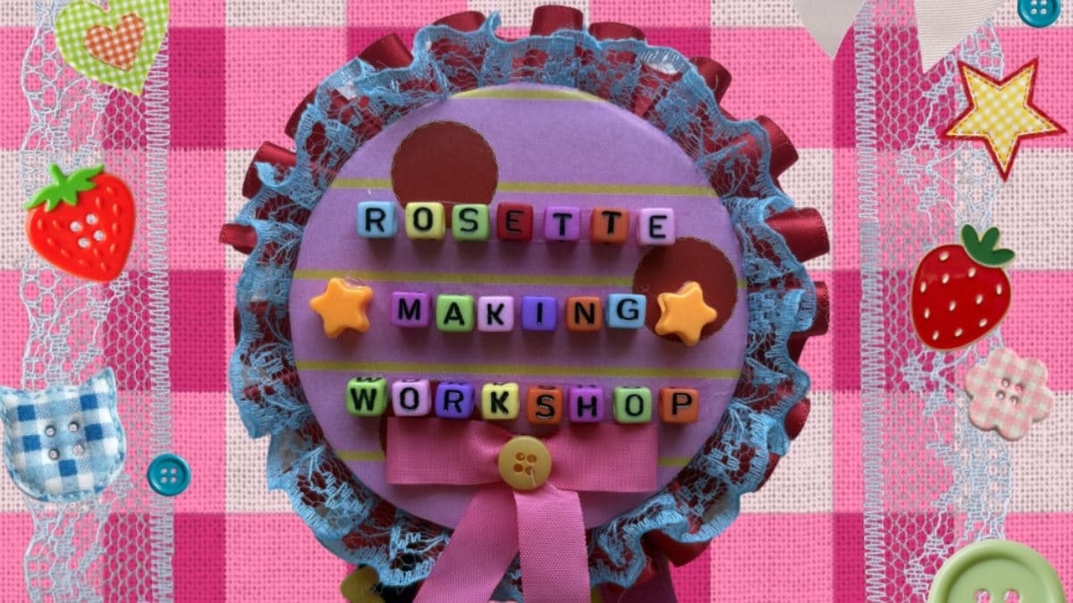 QueerSwap x Curly Femme Fashion: Rosette & Badge Making Workshop