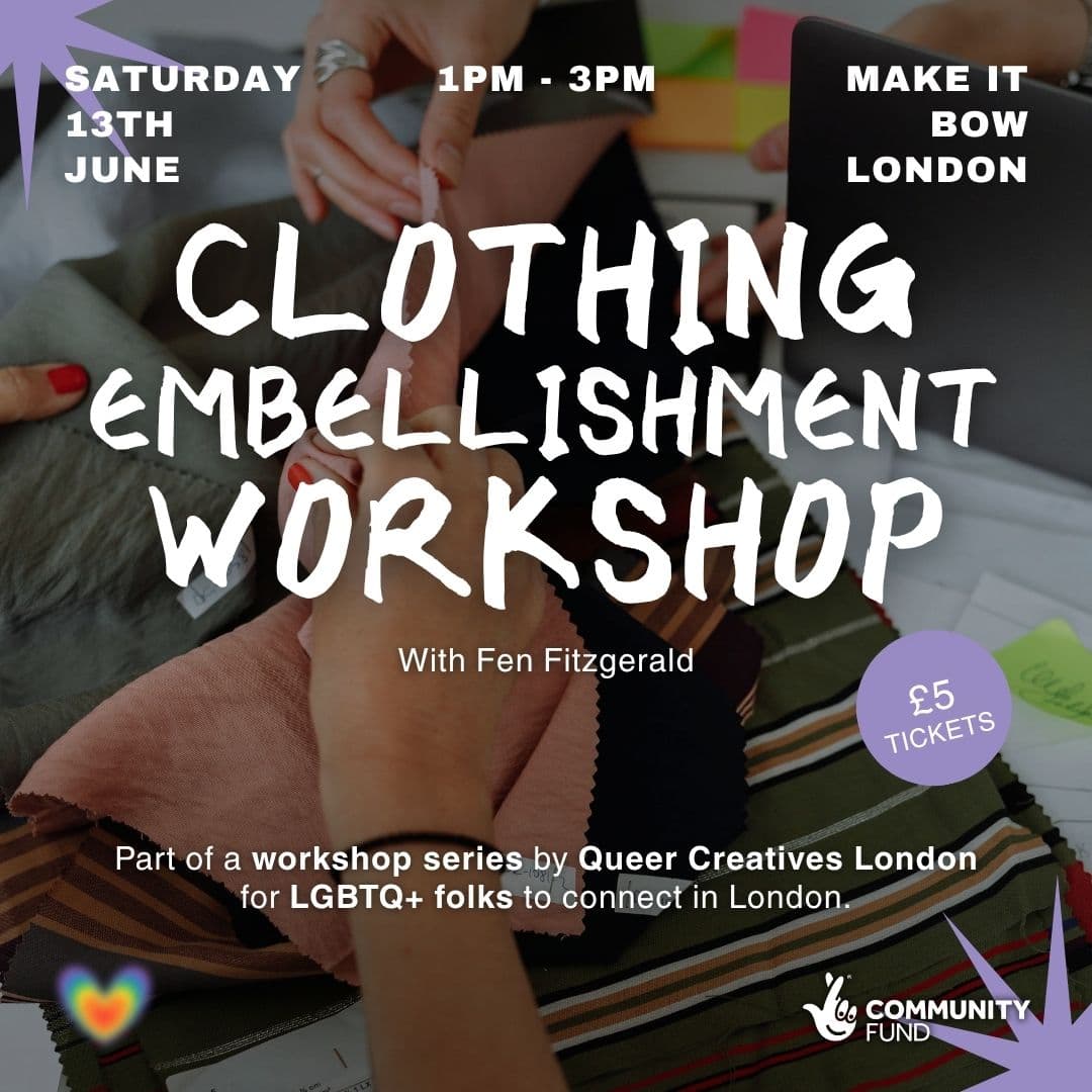 QCL Clothing Embellishment Workshop