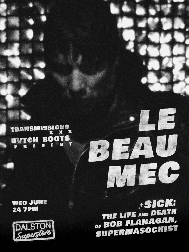TRANSMISSIONS PRESENTS: LE BEAU MEC (1979) + SICK (1997)