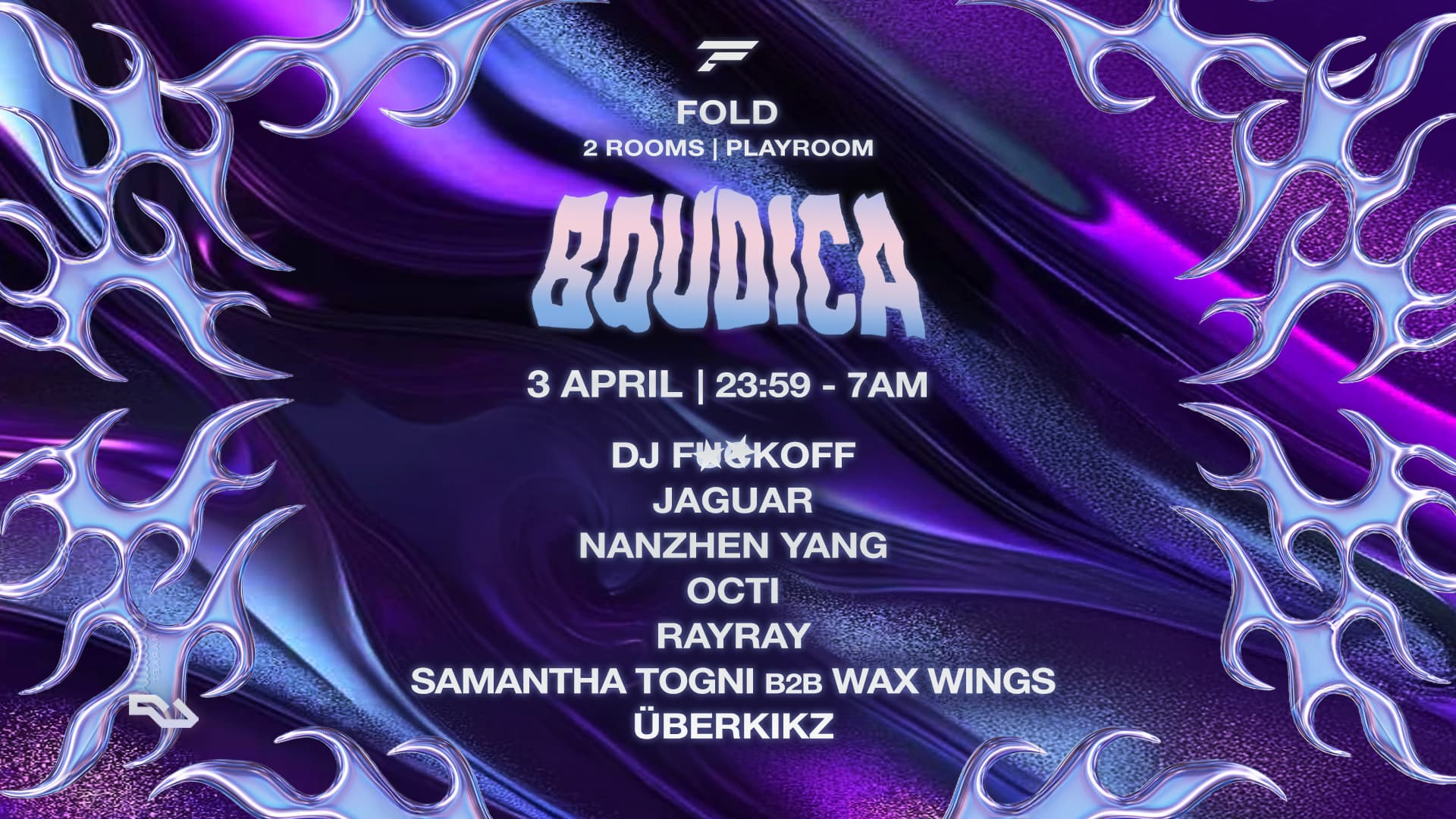 BOUDICA: DJ Fuckoff, ÜBERKIKZ, Jaguar